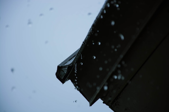 raindrop from roof